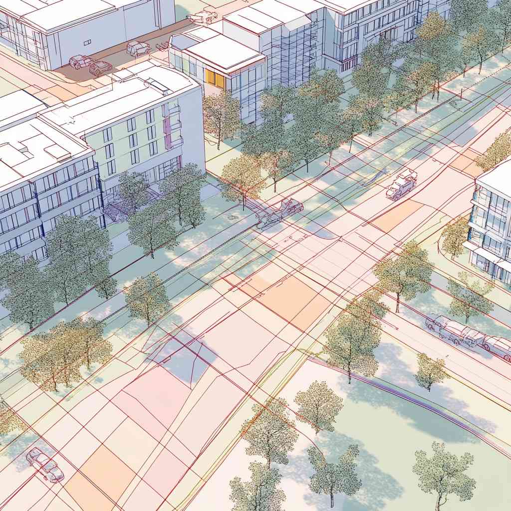Überlagerungszonenplan Visualisierung